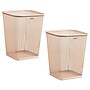 Mind Reader Metal Trash Can Without Lid, 5 Gallon, Pink, 2/Pack (2SQUAGA-PNK)~#|#~F9B564CF-7A56-4F5F-9E54D72F343AD58F_sc7