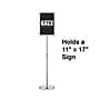 Staples Sign Holder, 11" x 17", Metallic (28068)~#|#~F9B5FC4F-D212-43C9-902F3B7C1EF412D1_sc7