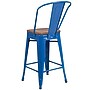 Flash Furniture Lily Contemporary Metal Vertical Back Counter Height Stool, Blue, 4-Pieces/Pack (4CH3132024GBBLW)~#|#~F9B6973C-E836-4E02-AC840556A1A1B8B6_sc7