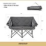 Arrowhead Outdoor Loveseat Outdoor Chair, Granite Gray (TSRTKKS0319U)~#|#~F9B98D96-2533-4705-944B26CE12127679_sc7