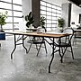 Flash Furniture Gael Folding Table, 72" x 30", Natural (YTWTFT3072TBL)~#|#~F9BD8FC0-6F5D-4369-84A308E93F967EE2_sc7