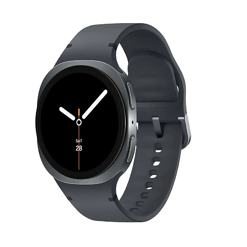Samsung Galaxy Watch8 Smart Watch, GPS, 40mm, Aluminum Case, Graphite Silicone Band (SM-L320NDAAXAA) image 1