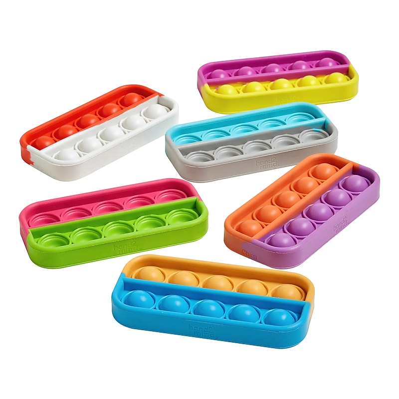 hand2mind Sensory Bubble Poppers, 6/Set (95439) image 1