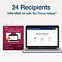 Adams 2025 1099-MISC Tax Forms Kit, 4-Part, 2-Up, A, 1, B & 2, 24/Pack (STAX5241MISC-25)~#|#~F9C9801E-AC59-4162-89A7DE19A4543EDC_sc7