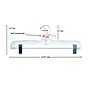 Nahanco 14.25" Plastic Heavy Weight Skirt/Slack Hanger, Clear, 100/Box (600RC)~#|#~F9D3D231-78DF-4804-A5F2EE7016EEB36A_sc7