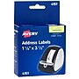 Avery Direct Thermal Roll Multipurpose Labels, 1-1/8" x 3-1/2", Clear, 120 Labels/Box (4151)~#|#~F9D45FB7-FFE0-4C2B-B6C3AFE0E9BEDB63_sc7
