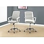 Monarch Specialties Inc. Ergonomic Mesh Computer and Desk Chair, Grey/White (I 7225)~#|#~F9D60D3D-985B-4183-A8246B2E5CD9AAF2_sc7