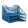 Mind Reader Metal Desktop Organizer Vertical File Holder Paper Letter Tray, Turquoise (MESHBOX5-TUR)~#|#~F9D6A807-624F-4C02-8FCBE0167284905B_sc7