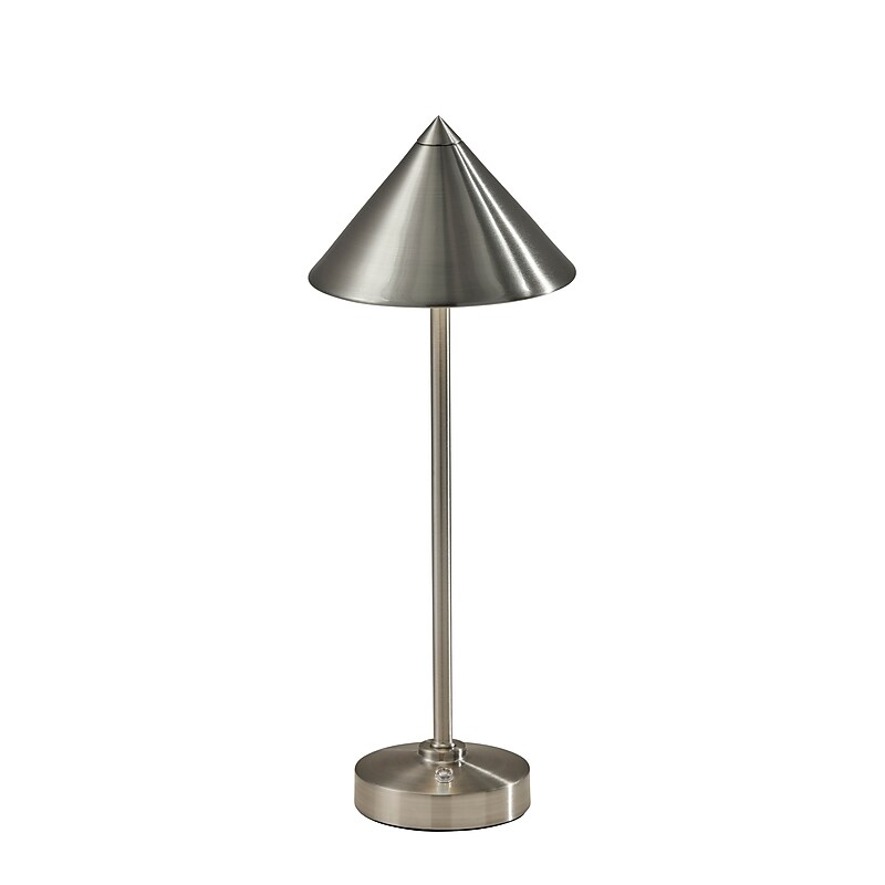 Adesso Ritchie LED Table Lamp, Brushed Steel (2601-22) image 1