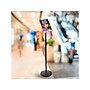Azar Sign Holder, 9.75" x 46.5", Freestanding, Black, Plastic (300356-BLK)~#|#~F9E6AEFD-A75B-4622-83A00F09E08E5628_sc7