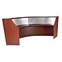Regency Marque 124.5"W Curved Reception Desk Workstation, Cherry (77312CH)~#|#~F9E7F06D-EB57-4CDC-972BD92F07CB8372_sc7