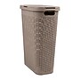 Mind Reader 10.57-Gallon Laundry Hamper with Lid, Plastic, Tan (40HAMP-BRNM)~#|#~F9E7FC0F-AB7D-4842-A94158E4AF81757E_sc7