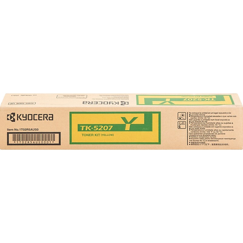 Kyocera TK5207Y Yellow Standard Yield Toner Cartridge (1T02R5ACS0) image 1