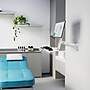 Mount-It! MedHub Wall Mounted, Flexible Workstation for Monitors up to 35", Matte White (MI-16001)~#|#~F9EB74F0-356E-42AD-BB8745CB54BC1ECE_sc7