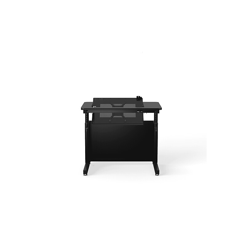 VersaDesk Revolution 36"W Manual Adjustable Standing Computer Table, Black (RST3624-BB) image 1