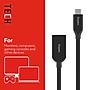 Staples TECH USB-C to USB A Audio/Video Adapter, Male to Female, Black (ST62385)~#|#~F9FA8D0E-B7F4-4178-8A4F98EC7310D47F_sc7