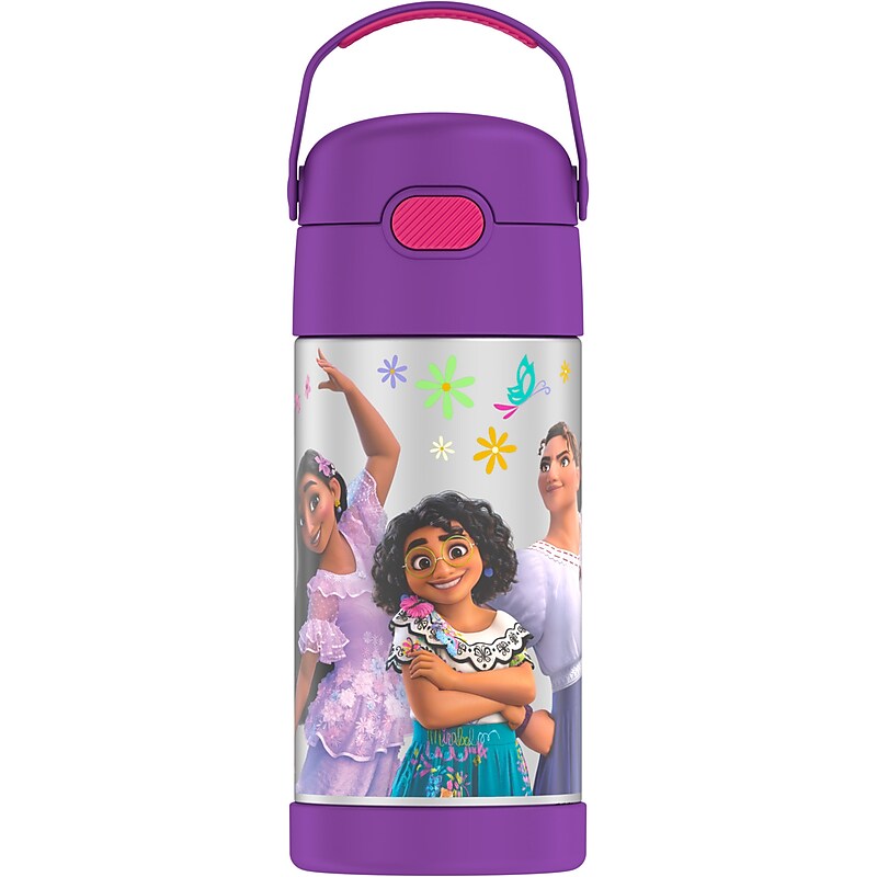 Thermos FUNtainer Encanto Stainless Steel Vacuum Insulated Water Bottle, 12 oz. (EAF4102EC6) image 1