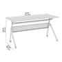 Bush Business Furniture Envision 60"W Foldable Training Room Table, White (NVS009WH)~#|#~F9FFEF96-06DC-48E4-B694B0B4E329C4EC_sc7