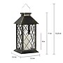Lavish Home Solar-Powered Lantern, Antique Bronze (72-LNTN-4)~#|#~FA0280B4-CDED-48A7-99D152C51E2FF18D_sc7