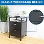 Mount-It! 2-Drawer Mobile File Cabinet, Rolling With Casters, Black (MI-943)~#|#~FA03CDD9-D6EB-4BD6-A2EFD1763E2336E0_sc7