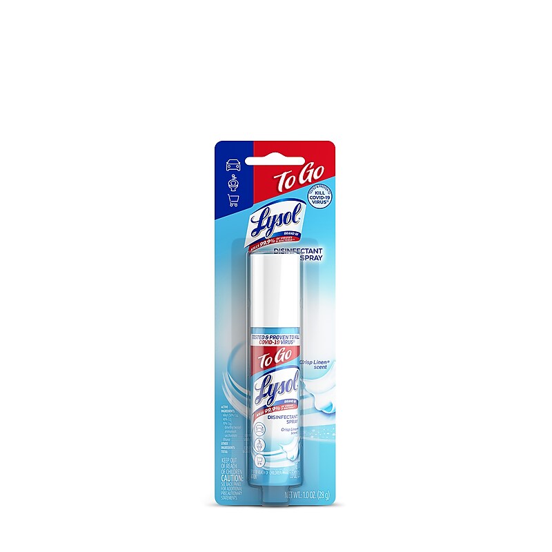 Lysol To Go Cleaner Disinfectant, Clean, 1 Oz. (1920079132) image 1