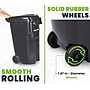 Alpine Industries 500 Series Plastic Outdoor Trash Can, 64 Gallon, Black (ALP500-64-BLK)~#|#~FA063EC4-46B6-40E0-A9AD9F77D7908278_sc7