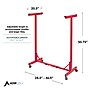 AdirOffice Blueprint Metal Mobile File Cart with Lockable Wheels, Red (615-RED)~#|#~FA08317E-089F-41AB-A44331D5AC89267C_sc7