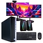 HP EliteDesk Refurbished Desktop Computer with Two 24" Monitors, Intel Core i5-8500, 32GB RAM, 1TB SSD, Windows 11 Pro~#|#~FA08C551-E113-40E2-98B4ABA95573E6FB_sc7
