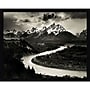 Amanti Art The Tetons and the Snake River Grand Teton National Park 1942 by Ansel Adams Wood Framed Wall Art Print, 22" x 18"~#|#~FA0A6499-E621-4710-853725205D00DB50_sc7