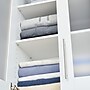Bestar Florence Collection 71W x 25D Walk-In Closet System with Drawers, Shaker, White (127614-000017)~#|#~FA0EE1C1-9872-4E9C-AF489F9F40A27969_sc7
