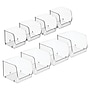 iDESIGN Small Stackable Plastic Storage Bin, Clear, 8/Pack (07018CO)~#|#~FA0F45CD-5064-40EA-8183CAD78EDF0416_sc7