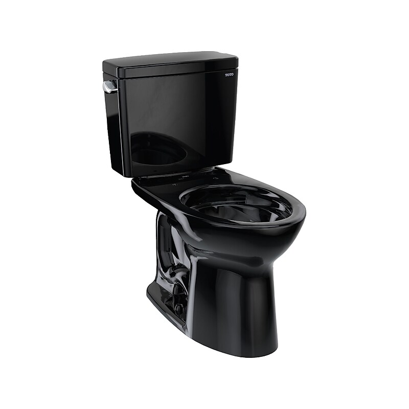 Toto Drake 1.28 gal. Tornado Flush Two-Piece Toilet, Ebony (CST776CEF#51) image 1