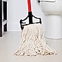 Libman Cotton String Mop Head, #16, White/Red, 6/Carton (0974)~#|#~FA10E492-B37E-4614-99C49424F4169573_sc7