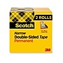 Scotch Permanent Double Sided Tape Refill, 1/2" x 25 yds., 2/Pack (665-2PK)~#|#~FA14C195-30BE-4DDA-962CB342C3857EA4_sc7