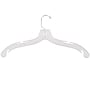 Nahanco 17" Plastic Heavy Weight Dress Hanger, White, 100/Box (1505)~#|#~FA14ECF6-1125-42E8-B9EB85C5E56E2374_sc7