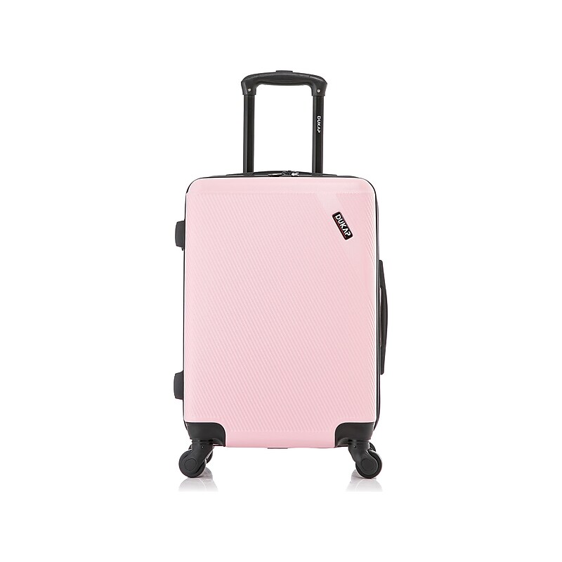 DUKAP Discovery 20" Hardside Suitcase, 4-Wheeled Spinner, TSA Checkpoint Friendly, Pink (DKDIS00S-PNK) image 1