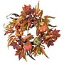 Nearly Natural 4924 24" Pumpkin Wreath, Orange~#|#~FA17D2DC-DCB5-4FD7-973F449C09013D78_sc7