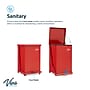 Viva Comfort Biohazard Steel Step-On Trash Can, 13 Gallon, Red (99213RMK)~#|#~FA1B39D3-DEC3-422C-B06AE163B638C396_sc7