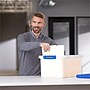 Bankers Box Heavy-Duty Latch Lid Plastic File Box, Letter Size, Blue/Clear, Each (86101)~#|#~FA1B8488-B8B5-4B78-83BB3F7FA9E8EA55_sc7