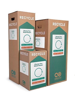 TerraCycle Cardboard Coffee Capsules Recycling Box, 21 Gallon, White/Green (240) Sansujyuku sansujyuku.com