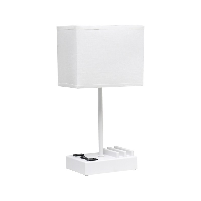 Simple Designs LED Multiuse Table Lamp, White (LT1110-WOW) image 1