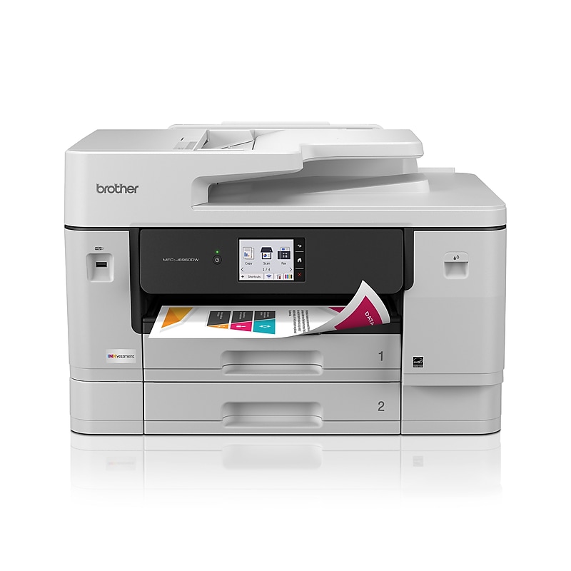 Brother INKvestment MFCJ6960DW Wireless Color Inkjet All-in-One Printer, Best for Home Office image 1