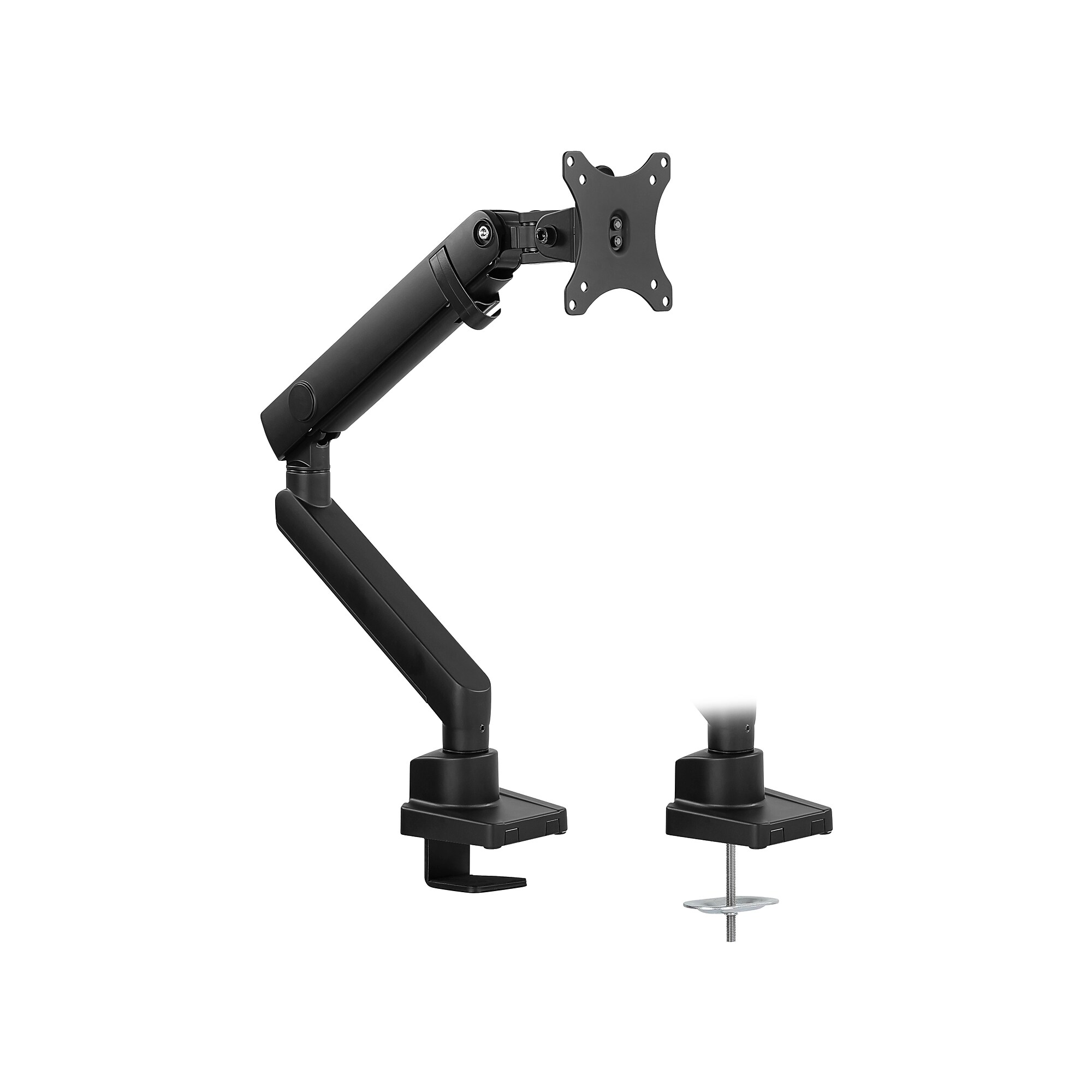 Mount-It! Adjustable Single Monitor Desk Mount, Up to 32″, Black (MI-2671) Sansujyuku sansujyuku.com