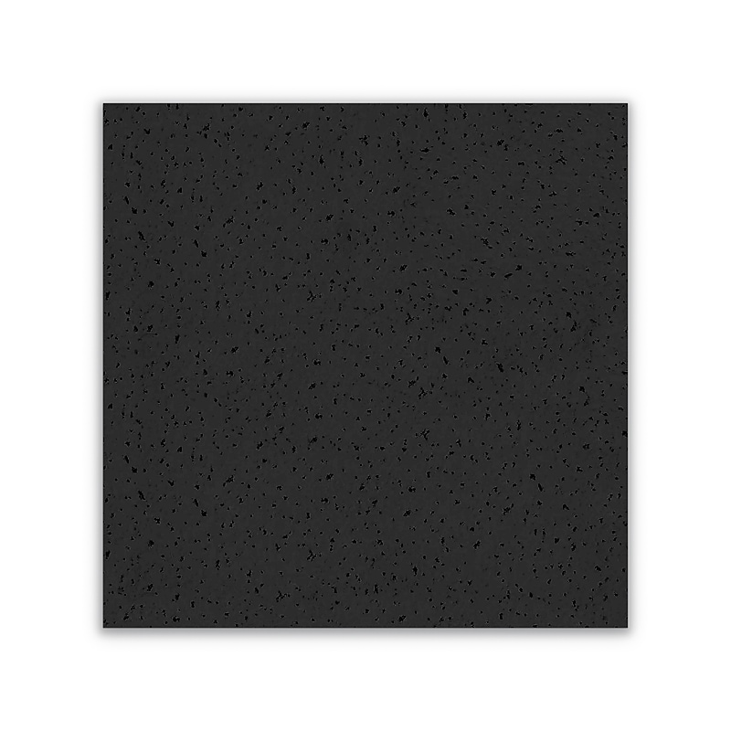 Armstrong FINE FISSURED Square Lay-In Edge Ceiling Tile, 24" x 24", Tech Black, 16/Carton (BP1728ABL) image 1