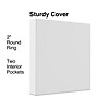 Staples 2" 3-Ring View Binders, White, 12/Pack (23725/21688)~#|#~FA2E4670-8DBF-4D3B-A2F4C711AC817C44_sc7