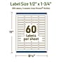 Avery Dissolvable Rectangle Multipurpose Labels, 0.5" x 1.75", Off-white, 300/Pack (94204)~#|#~FA3200DC-6E31-4B21-8D245CC266A8BE21_sc7