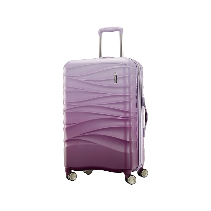 American Tourister Cascade 26.75" Hardside Suitcase, 4-Wheeled Spinner, Purple Haze  (143245-4321) image 1
