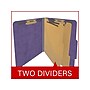 Medical Arts Press Pressboard Classification Folder, 2 Dividers, 2" Expansion, Letter Size, Purple, 10/Box (DV-T42-26-3PRP)~#|#~FA3AD0E5-92AF-4872-A884F0DEC1B05F42_sc7