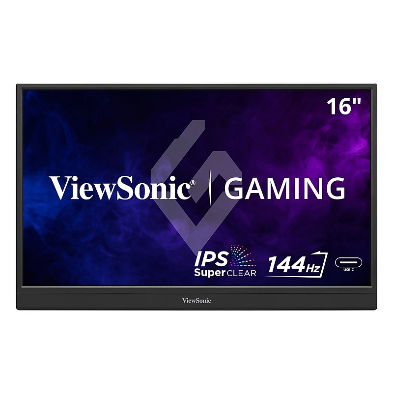 ViewSonic 16" 144Hz LCD Gaming Monitor, Black (VX1654) image 1