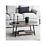 Household Essentials Jamestown 39.38"W x 23.5"D Laminate Coffee Table, Ashwood/Black (8081-1)~#|#~FA51B018-1F7B-4951-A1D321FAA5143FC4_sc7